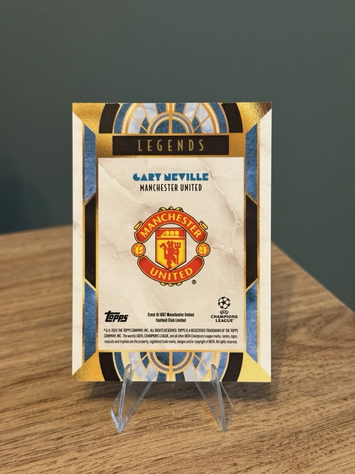 2024 Topps Deco Gary Neville Auto /49 – Manchester United - Image 2 of 2