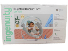 ingenuity Inlighten Bouncer kit-0M-6M-light Up Canopy,Naturre Sounds,Vibrations