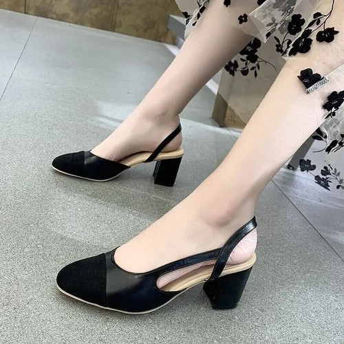 Zapatos de vestir elegantes de tacón alto con punta cerrada para mujer boda fiesta sandalias con cordones - Imagen 8 de 16