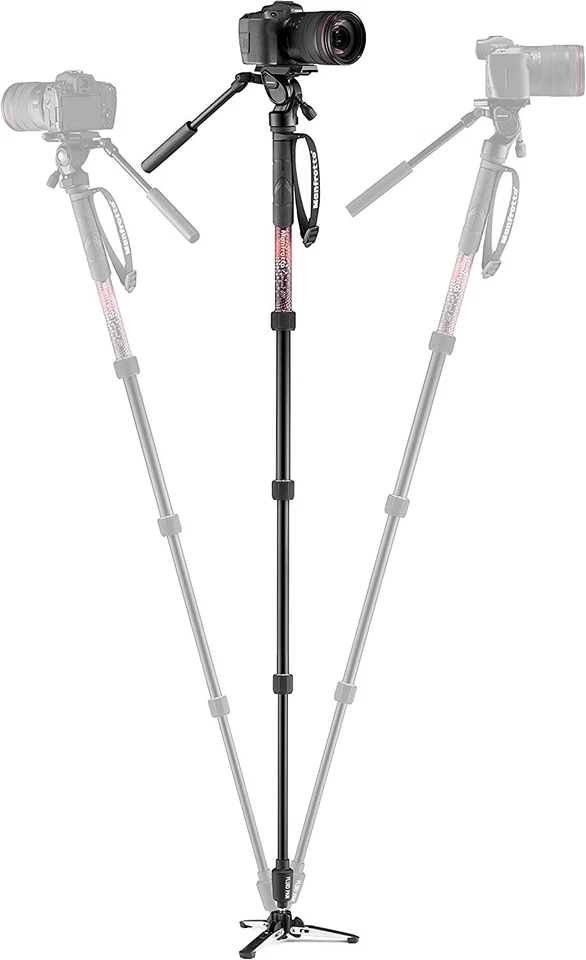 Manfrotto Element MII Video Kit Aluminium Fluid Monopod with Video Head, Slim an - Image 3 of 4