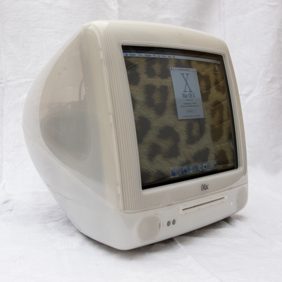 APPLE iMAC G3 SNOW WHITE 1999 VINTAGE COMPUTER MODEL M5521 TESTED