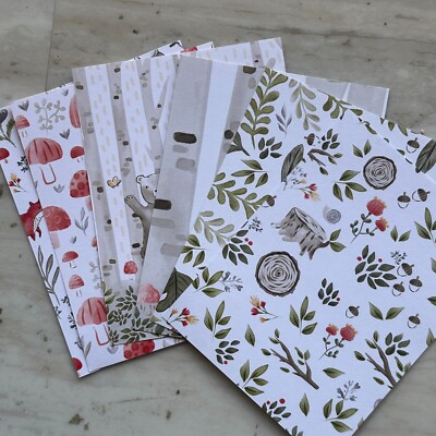 Stampin' Up! Happy Forrest Friends Designer Series Paper 4 x 5.25'' Pack