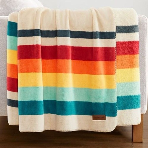 Pendleton Plush Throw at 50” x 70” - Picture 2 of 4