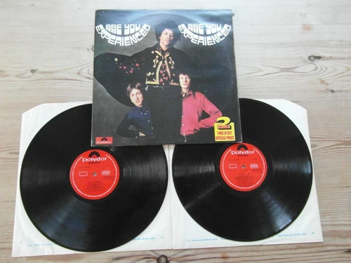 JIMI HENDRIX-2TWOSOME-"ARE YOU EXPERIENCED"/"AXIS BOLD AS LOVE" EX-VG+ 2LP 1978
