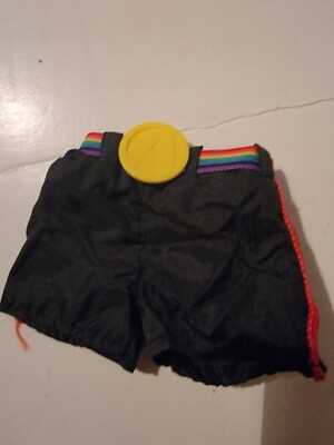 Vintage The Chipmunks 10'' Plush Toy Boxer Shorts Doll Alvin Accessory 80s