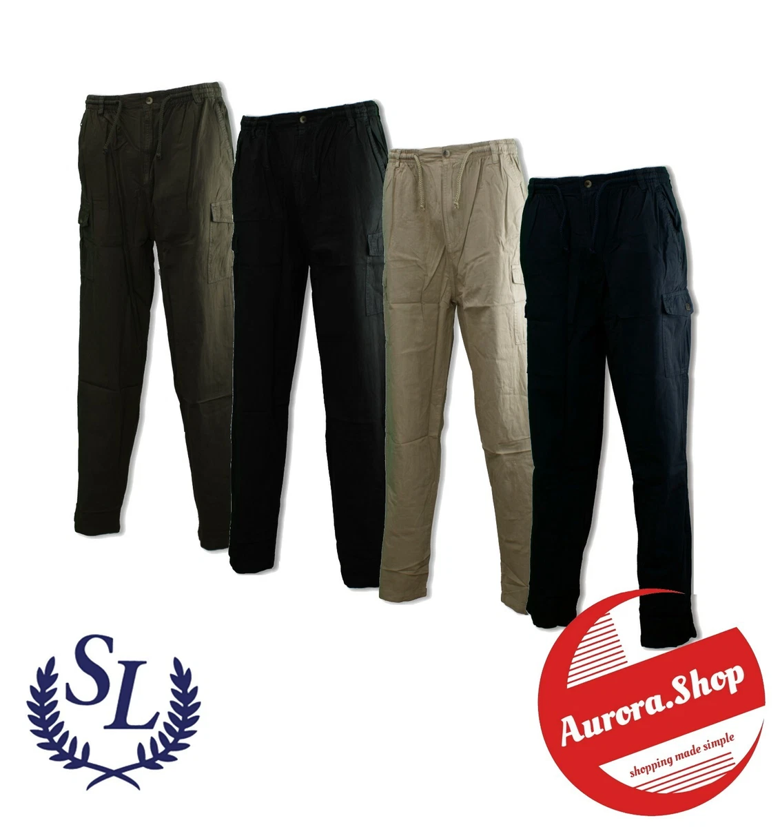 Pantalón Chino Con Cintura Elástica - GRIS - Kiabi - 20.00 - Foto 5