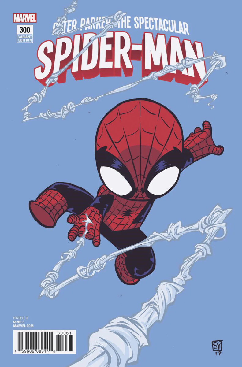 Peter Parker, Spectacular Spider-Man #300 Skottie Young Variant