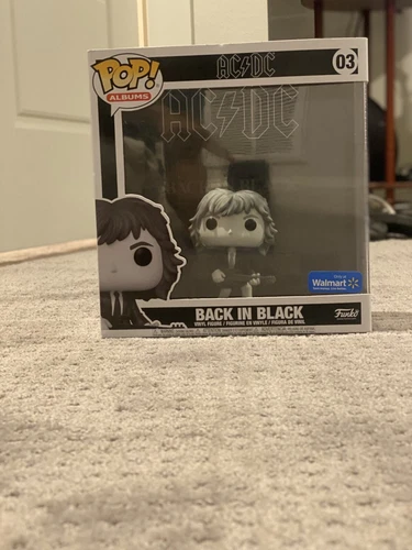 Funko POP! Albums #03 AC/DC Back in Black with Angus Young, Walmart Exclusive!!!