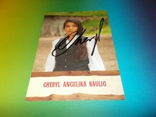 Cheryl Angelika Baulig sexy Film  signed signiert Autogramm auf Autogrammkarte