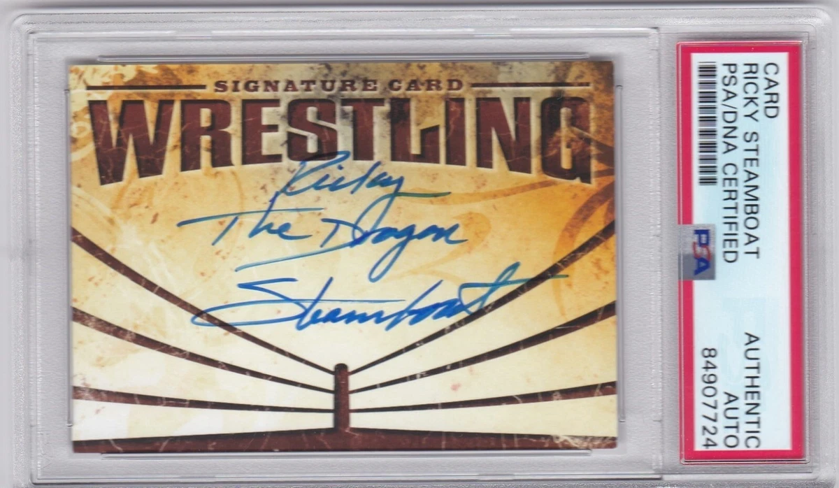 Ricky Steamboat WWE Wrestling Original Autographed Items for sale
