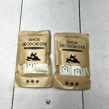 Non Scents 2 Packs (4 Count) Shoe Deodorizers Packets NEW