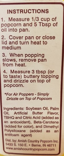 Burro top popcorn - Foto 2 di 3
