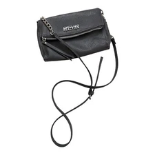 Kenneth Cole Reaction Crossbody Charcoal Gray Chain Link Strap Purse