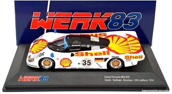 Porsche 962 Dauer #35 Shell 3rd 1984 LeMans 1/43 WERK83 by