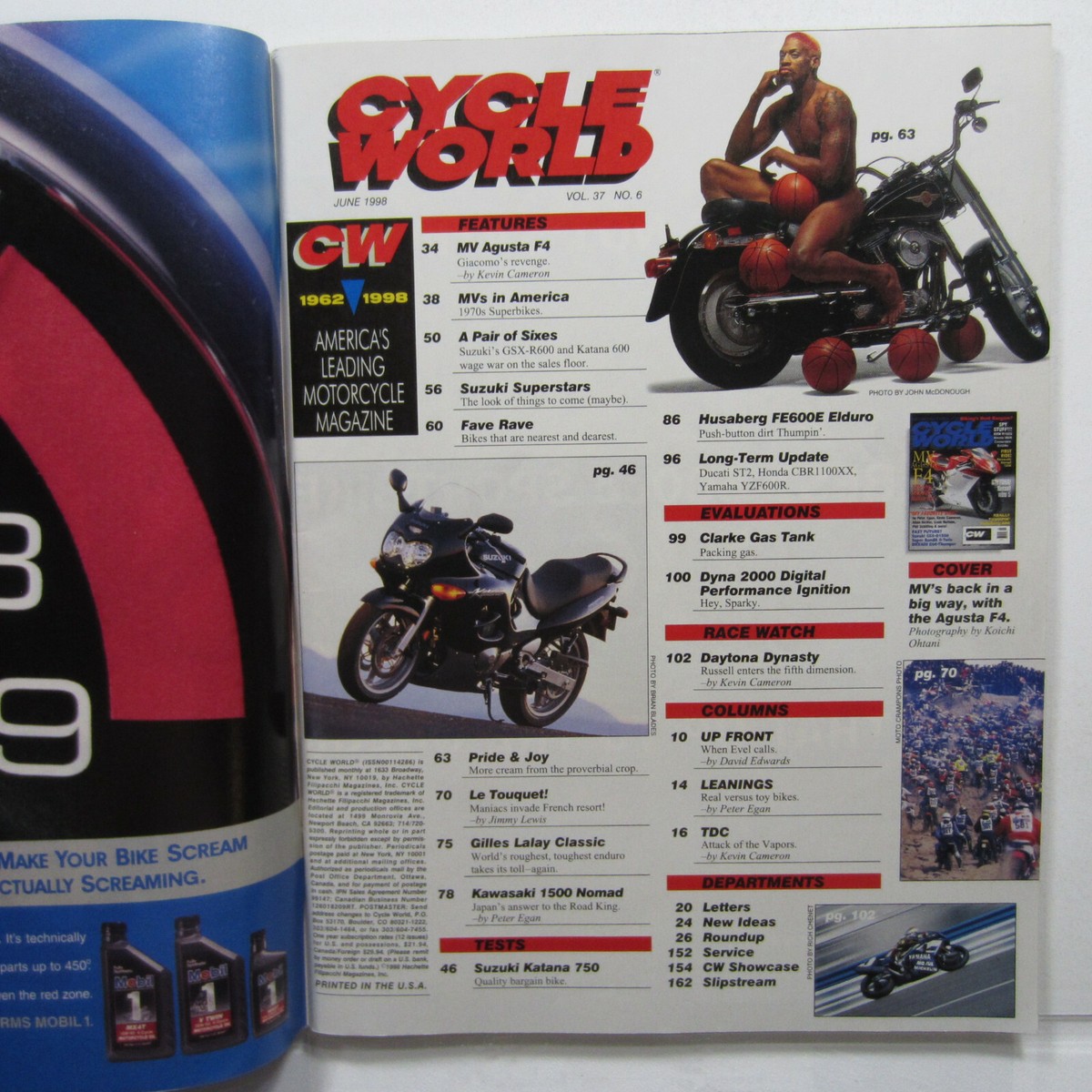 Cycle World Jun 1998 Vol 37 No 6 - Motorcycles - V-Twin, Sport