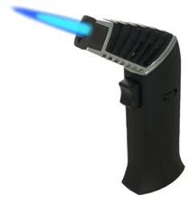 Big Bendable Torch Table Jet Lighter Adjustable Nozzle Butane Refillable Gift BK