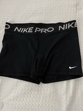 Women's Nike Pro Dri-Fit Black Compression Tight Fit 3" Shorts X-Large - NWT