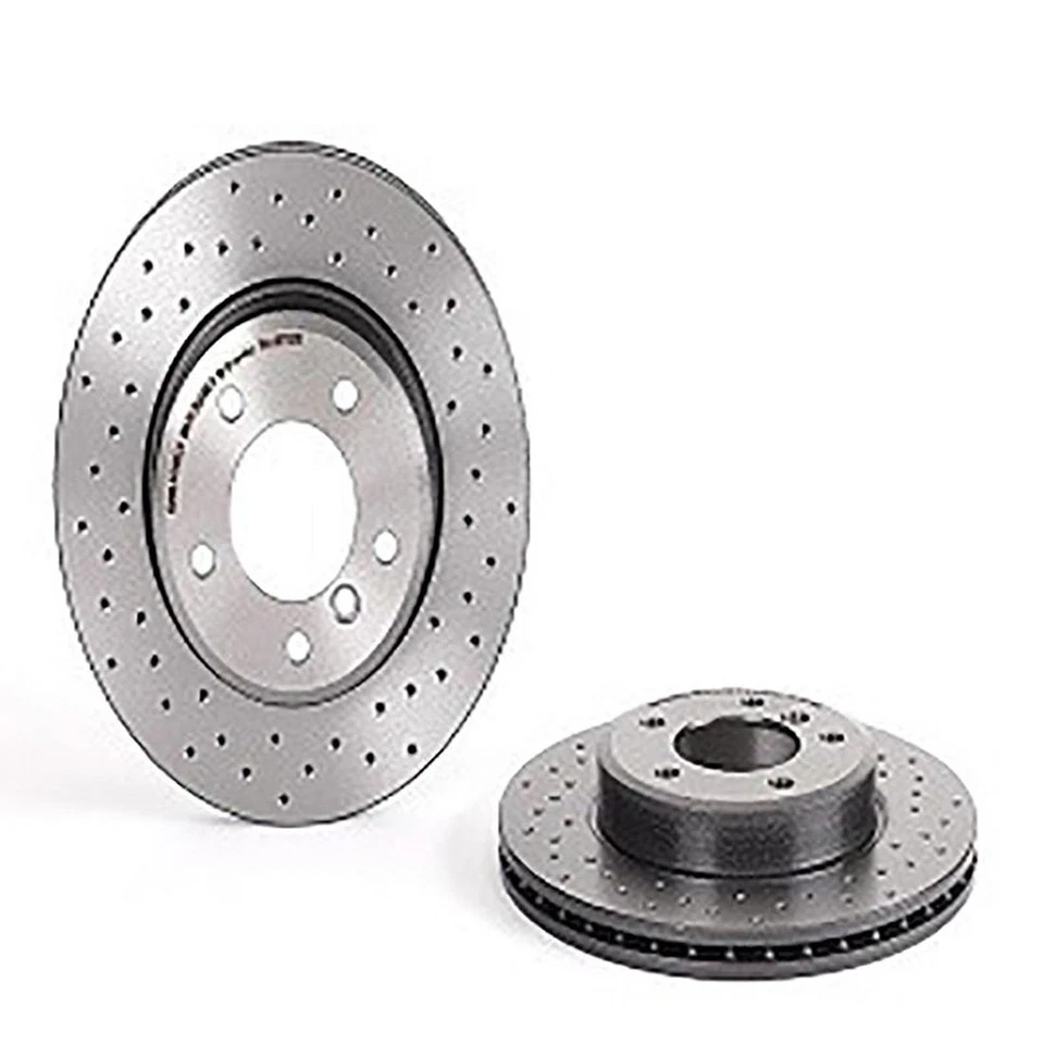 Комплект дисковых тормозных колодок Brembo ротор дискового тормоза 6x подходит для BMW 325Ci 2001–2006 годов выпуска - Изображение 3 из 4