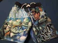 Star Wars Kids Swimming Shorts Size 5/M Boys Swim Trunks Yoda Jedi Knight