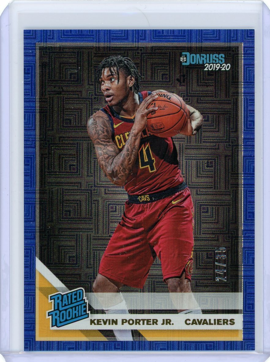 2019-20 Donruss Choice Blue Infinite Rookie #228 Kevin Porter Jr. #24/35