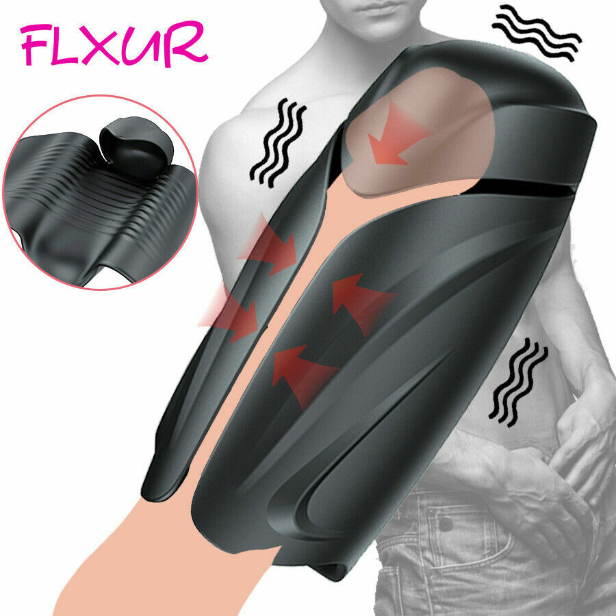 Male Handsfree Smart Masturbator Cup Penis Training Stroker Vibrator  Massage Toy