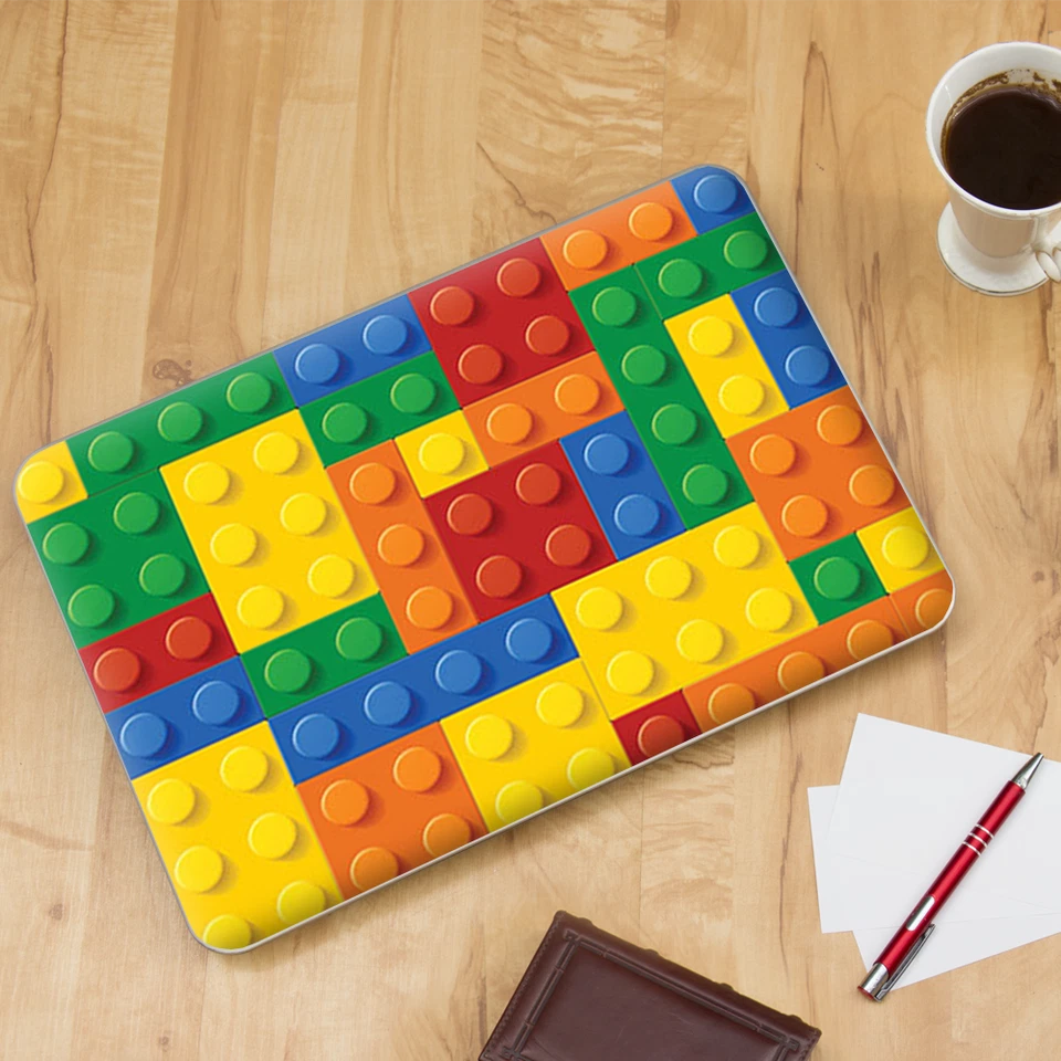Чехол для ноутбука универсальный для 13 дюймов - игровые блоки кирпичи цветная защелка - Изображение 4 из 4