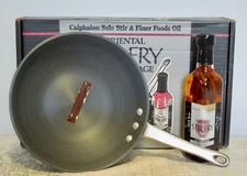 NEW OLD STOCK CALPHALON Z175 8" Solo Stir Fry ORIENTAL GIFT SET