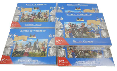 5 Boxes Accurate 1/72 Napoleonic French & British Cavalry Sets NEW!