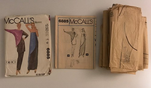 McCall's 6885 Vintage 70s Sewing Pattern Bill Tice Dress Tunic Pants Size: SMALL - Picture 2 of 8