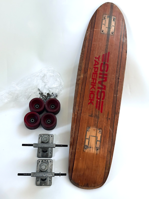 70's オリジナル SIMS ビンテージデッキ TAPERKICK 9.0 Original 1970s SIMS TAPERKICK Skateboard Deck – Vintage, Rare