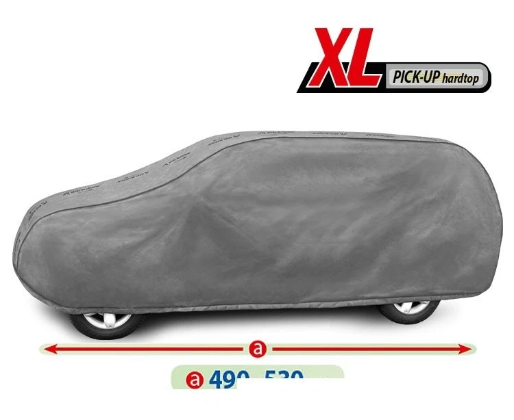 Cubierta de coche resistente impermeable transpirable para Toyota Hilux, Isuzu D-Max techo rígido Foto 3 de 4