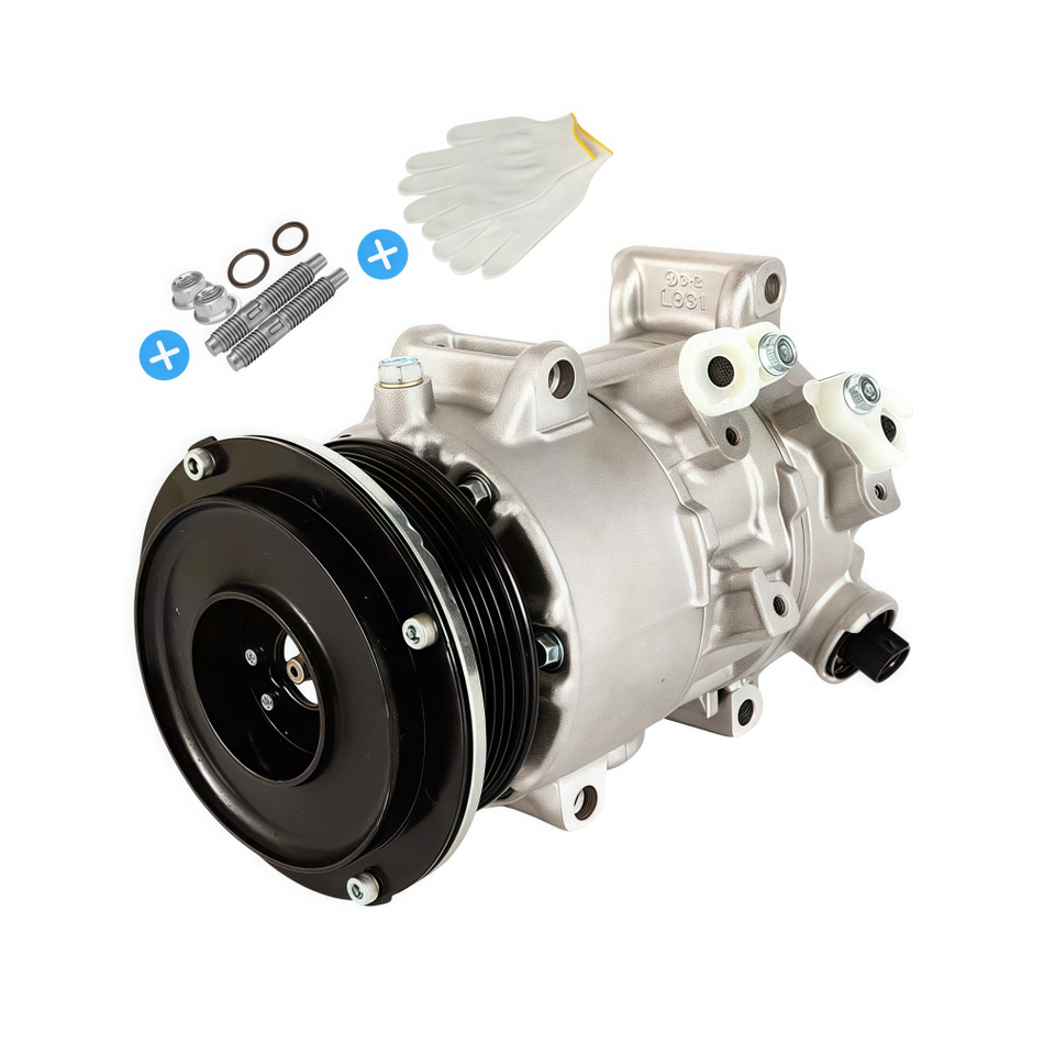 AC A/C Compressor With Clutch For Toyota RAV4 2006-2008 Camry 2.4L 2007 - 2009 E - Foto 7