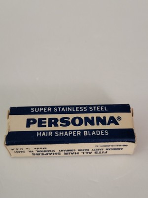 Vintage Personna Hair Shaper Blades: 2 Packs