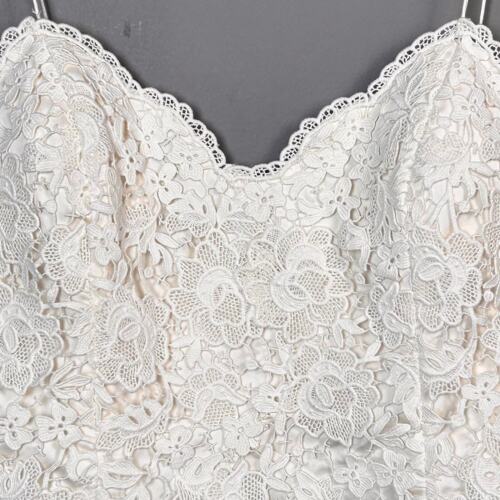 Catherine Deane Bridal top US 14 Uk 18 NWT Corset cotton lace camisole cropped