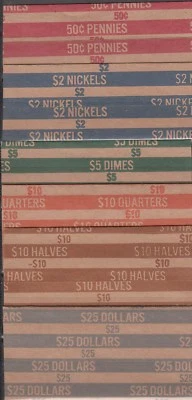 PAP-R PRODUCTS 20 TO 1000 FLAT COIN WRAPPERS, YOU CHOOSE,PENNY,NICKEL,DIME,QUARTER,1/2 $,$