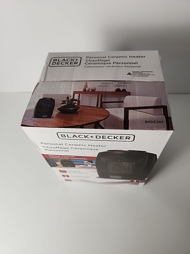 Black+decker BHDC201 1,500-Watt Electric Personal Ceramic Space Heater 2 Setting - Picture 2 of 9