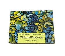 Tiffany Windows Playing Cards Box Set 2 Decks Metropolitan Museum Of Art