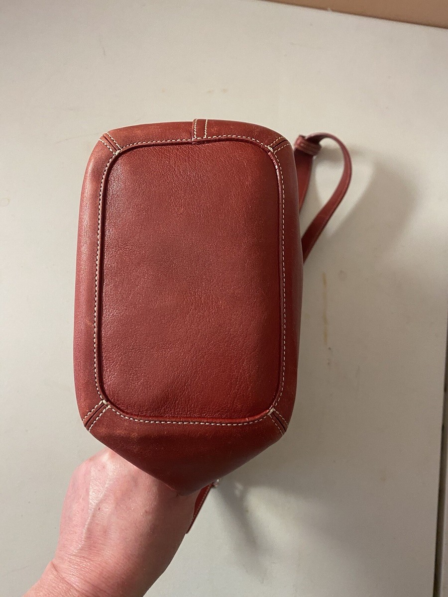 COACH Dark Red Leather Legacy Soho Hobo/duffle Shoulder Bag COACH Dark Red Leather Legacy Soho Hobo/duffle Shoulder Bag