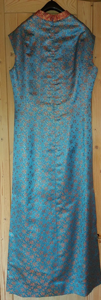 Vintage Ballkleid, Abendkleid 70er Jahre Grösse 38, handgefertigt in China - Bild 2 von 4