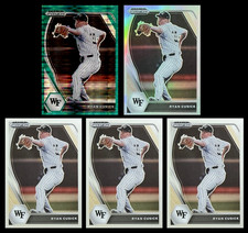 2021 Prizm Draft Picks Ryan Cusick Lot #PDP24 Wake Forest/Phillies Silver Green