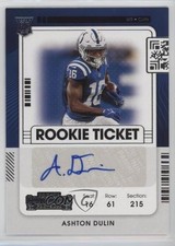 2021 Panini Contenders Rookie Ticket Ashton Dulin #232 Auto 0fc2