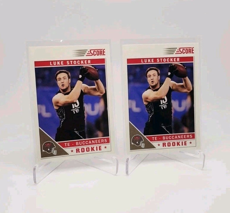 LUKE STOCKER 2011 Score GLOSSY SP #359 Rookie (2) LOT TAMPA BAY BUCCANEERS TENN