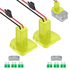 KOEZEOI 2 Pack Power Wheels Adapter for Ryobi 18V Battery, Converter Kit with...