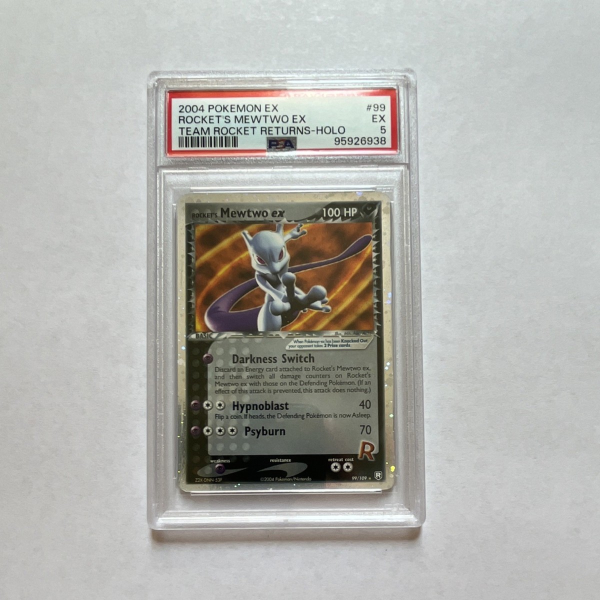 旧裏 R団のミュウツー 希少 ホロ Rocket's Mewtwo holo Rocket's Mewtwo ex 99/109 Team Rocket Returns Holo for sale online