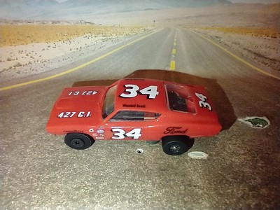 Custom Red Torino Cobra By Dash #34 Wendell Scott Ultra G Chassis
