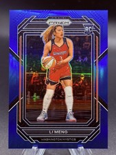 2023 Panini Prizm WNBA #132 Li Meng Blue #/175 SP RC Rookie Washington Mystics