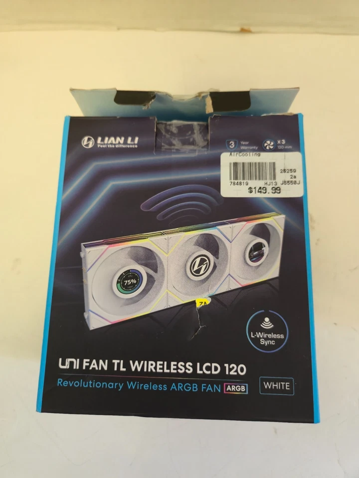 Lian Li TL Wireless LCD 120 - White - 3 Pack - Image 3 of 4