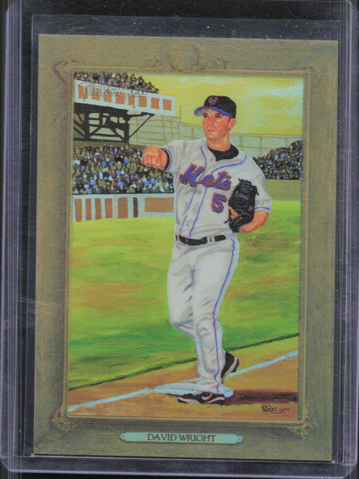 2007 Topps David Wright #70 Turkey Red Refractor /1999 Mets