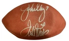 John Elway Terrell Davis Signed Super Bowl XXXII Champs Football