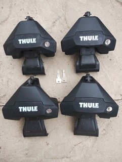 Thule Evo clamp on feet (4) no. 710500 (with Edge clamp on adapter kit no. 5088)